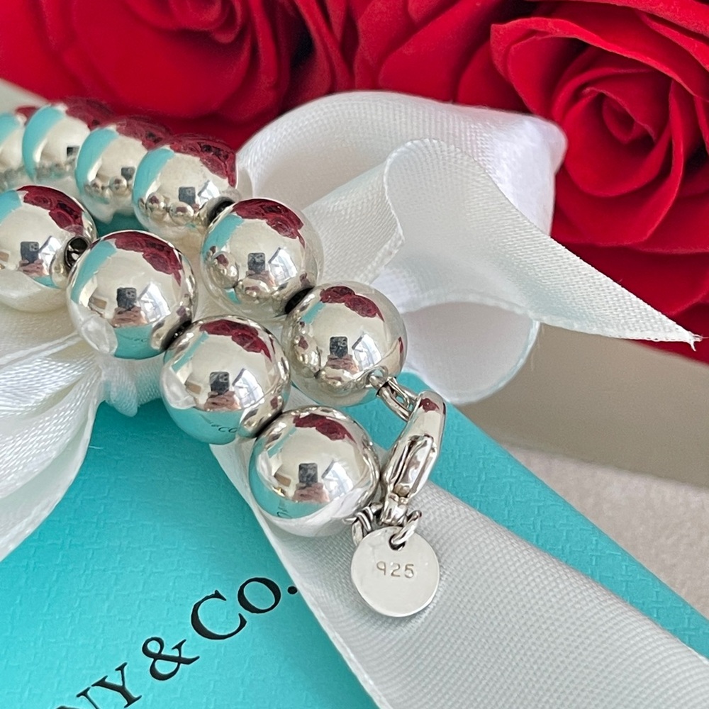 Tiffany Hardwear Ball Bracelet in Silver size 7” NEW $750 in Tiffany Blue Box - Picture 12 of 16